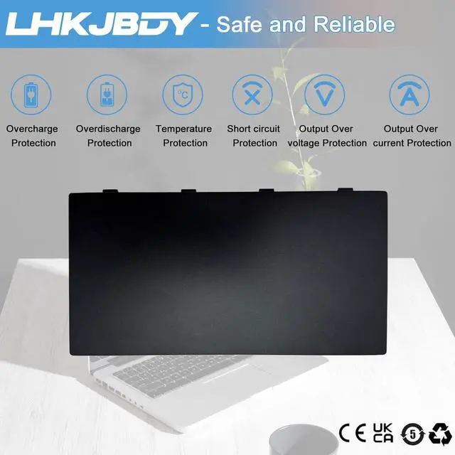 Alt view image 5 of 7 - 78+ 78++ 00HW030 SB10F46468 Laptop Battery Compatible with Lenovo ThinkPad P71 20HK ThinkPad P70 20ER 20ES Series Notebook 01AV451 5B10W13950 4X50K14092 15V 96Wh 6400mAh