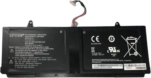 Main image of LBP722WE Laptop Battery 34.61Wh 4495mAh 7.7V Compatible with LG Slidepad 11T54 15U340 15UD340-LX3F Series