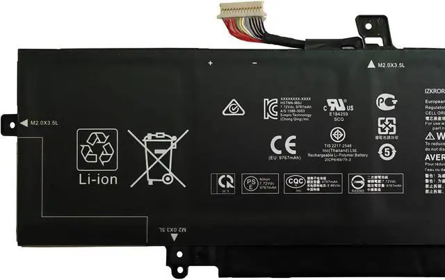 Alt view image 3 of 6 - HK04XL Laptop Battery 78Wh 9767mAh 7.72V Compatible withr HP EliteBook x360 1030 G7 1030 G8 1040 G7 1040 G8 Series L84352-005 L82391-005 HSTNN-IB9H HSTNN-IB9J L83796-171 HKO4XL