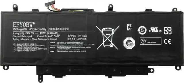 Main image of AA-PLZN4NP Laptop Battery 49Wh 6540mAh 7.5V Compatible with Samsung Ativ PRO CS-SXE700NB XE700T1C XE700T1C-A01BE XE700T1C-A01CA XE700T1A XQ700T1C XQ700T1C-A52 Series BA43-00352A