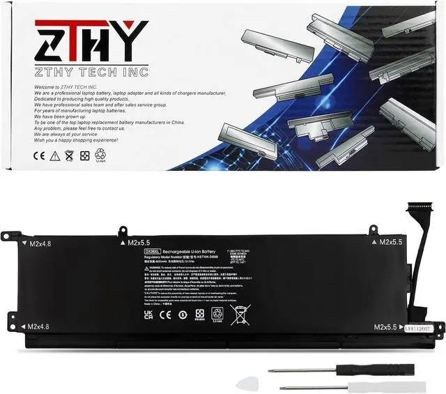 Main image of ZTHY DX06XL Laptop Battery Compatible with HP Omen X 2S 15-DG 15-DG0000NC 15-DG0001NC 15-DG0003NC 15-DG0010NR 15-DG0018TX 15-DG0020TX 15-DG0075CL Series L32749-005 HSTNN-DB9B L32701-2C1 11.55V 72.9Wh