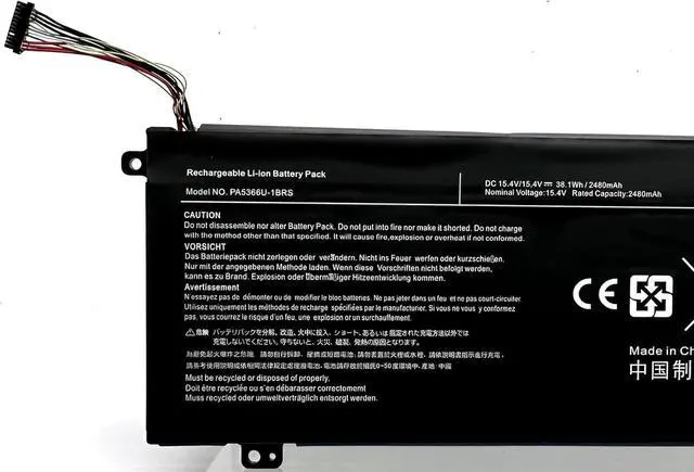 Alt view image 4 of 7 - PA5366U-1BRS New Laptop Battery Replacement for Toshiba Dynabook Satellite Pro L50 L50-G Series PA5366U-1BRS