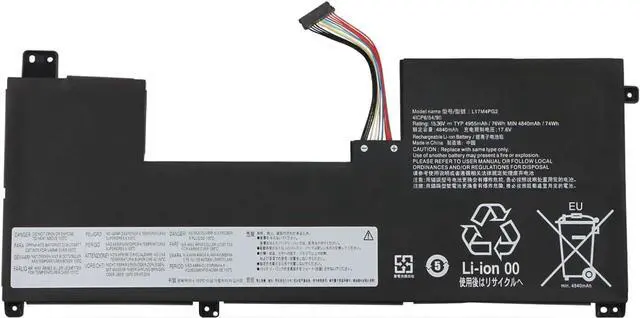 Main image of L17C4PG2 L17M4PG2 L17L4PG2 L17S4PG2 5B10Q88556 928QA224H Laptop Battery Replacement for Lenovo Legion Y730-17 Y730-17ICH Legion Y740-17 Y740-17ICH Legion Y9000K 2019SE Series(15.36V 76Wh)