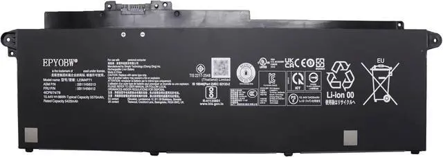 Main image of L23M4P71 Laptop Battery 86Wh 5570mAh 15.44V Compatible with Lenovo ThinkPad T16 Gen 3 Series SB11H56313 5B11H56412 L23C4P72 SB11H56312 5B11H56411 L23C4P71 SB11H56310 5B11H56409 L23M4P70