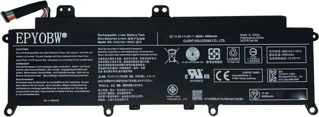 Main image of PA5278U-1BRS Laptop Battery 48Wh 4080mAh 11.4V Compatible with Toshiba Portege X30-D X30-E X30-F/Tecra X40-D X40-E X40-F Series PT28U-0LN03X