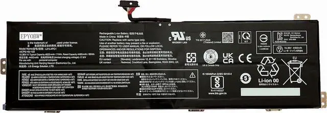 Main image of L21L4PC1 Laptop Battery 71Wh 4623mAh 4-Cell 15.36V Compatible with Lenovo IdeaPad Gaming 3-16IAH7 82SA / 3-16ARH7 82SC 2022 Series Notebook L21M4PC4 SB11F36368 5B11F36373 SB11F36374 5B11F36376