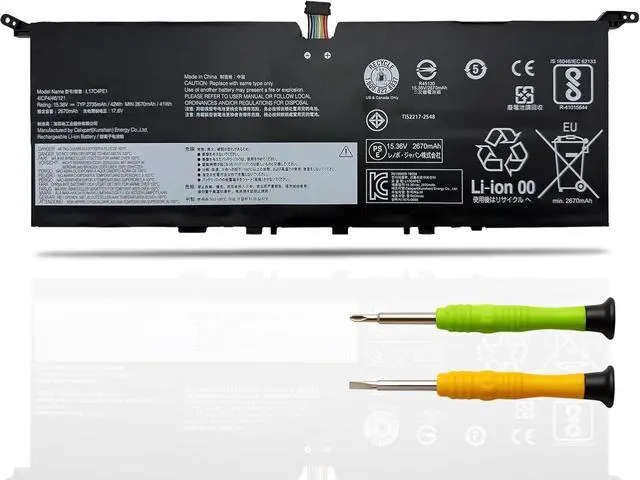 Main image of L17C4PE1 Laptop Battery Replacement for Lenovo IdeaPad 730S-13IWL 81JB Yoga S730-13IWL 81J0/Yoga S730-13IML 81U4 Series L17M4PE1 L17S4PE1 5B10R32748 5B10R32749 5B10W67276 5B10W67274