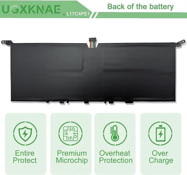 Alt view image 6 of 7 - L17C4PE1 Laptop Battery Replacement for Lenovo IdeaPad 730S-13IWL 81JB Yoga S730-13IWL 81J0/Yoga S730-13IML 81U4 Series L17M4PE1 L17S4PE1 5B10R32748 5B10R32749 5B10W67276 5B10W67274