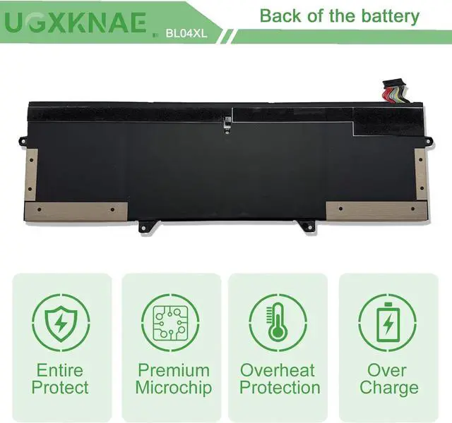 Alt view image 6 of 7 - BL04XL Laptop Battery Replacement for Hp EliteBook X360 1040 G5 X360 1040 G6 Series HSTNN-UB7N HSTNN-DB8M HSTNNUB7N L07041855 L07041-855 L07353-2C1 L07353-241 L07353-541 7.7V