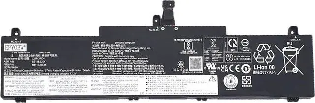 Main image of L21M3PD4 Laptop Battery 57Wh 4948mAh 3-Cell 11.52V Compatible with Lenovo ThinkPad NEO 14 Series L21D3PD4 L21C3PD4