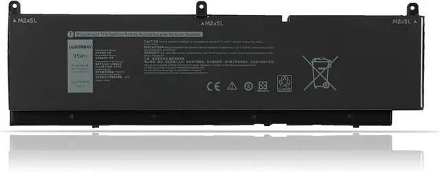 Main image of PKWVM Laptop Battery Replacement for Dell Precision 550 7560 7750 7760 Mobile Workstation P44E P93F P44E001 P44E002 P93F001 P93F002 New Battery for C903V CR72X 17C06 0CR72X 0447VR 068N03 11.4V/95Wh