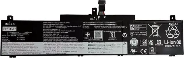 Main image of L21C3PD4 Laptop Battery 57Wh 4948mAh 3-Cell 11.52V Compatible with Lenovo ThinkPad NEO 14 Series L21D3PD4 L21M3PD4