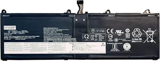 Main image of L19M4PC3 Laptop Battery 71Wh 4623mAh 4-Cell 15.36V Compatible with Lenovo Legion S7-15IMH5 82BC / Legion S7-15ARH5 82HM Series L19C4PC3