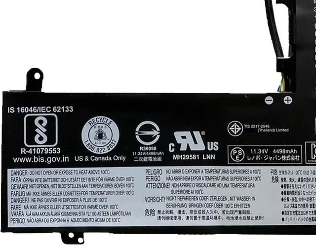 Alt view image 2 of 4 - L17L3PG1 Laptop Battery 52.5Wh Compatible with Lenovo Legion Y530-15ICH Y540-15IRH Y545-PG0 Y740-15IRH / Legion Y7000 Y7000-2019 / Y7000P Y7000P-1060-81LF Series L17C3PG1 L17M3PG1 L17M3PG3