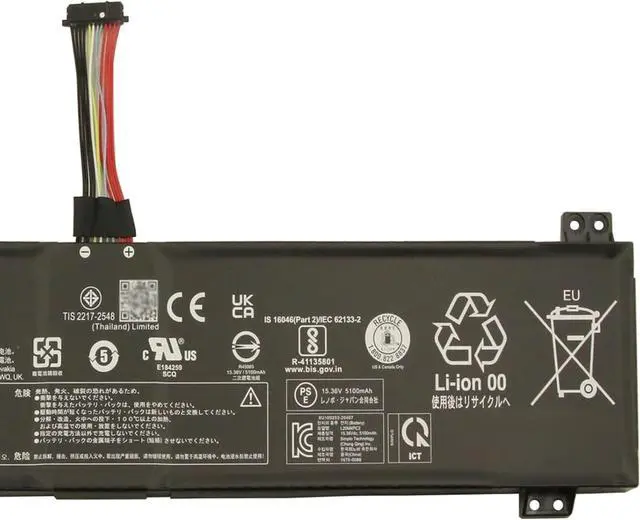 Alt view image 3 of 4 - L20M4PC2 Laptop Battery 80Wh 5210mAh 4-Cell 15.36V Compatible with Lenovo Legion 5-17ITH6H 82JM / Legion 5-17ITH6 82JN / Legion 5-17ACH6H 82JY / Legion 5-17ACH6 82K0 Series L20C4PC2