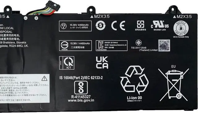 Alt view image 4 of 6 - L20L4PD3 Laptop Battery 71Wh 4622mAh 4-Cell 15.36V Compatible with Lenovo Legion S7-15ACH6 S7-16IAH7 S7-16ARHA7 / ThinkBook 16p G2 ACH 20YM / ThinkBook 16p G3 ARH 21EK Series L20M4PD3