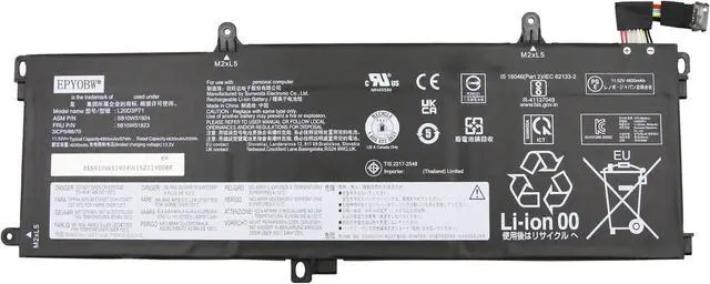 Main image of L20D3P71 Laptop Battery 57Wh Compatible with Lenovo ThinkPad T590 / P53S / ThinkPad T15 Gen 1st / ThinkPad P15s Gen 1st / ThinkPad T15 Gen 2 / ThinkPad P15s Gen 2 Series L18M3P71 L18L3P71