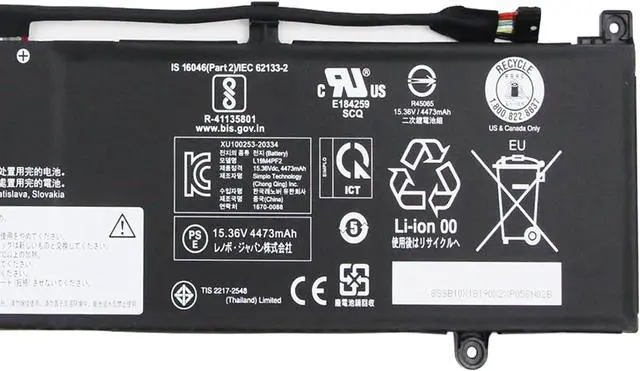 Alt view image 3 of 4 - L19M4PF2 Laptop Battery 70Wh 4-Cell 15.36V Compatible with Lenovo ideapad Yoga Slim 7-15IMH05 82AB / ideapad Slim 7-15IMH05 82AE / ideapad Yoga Creator 7-15IMH05 82DS Series L19C4PF2