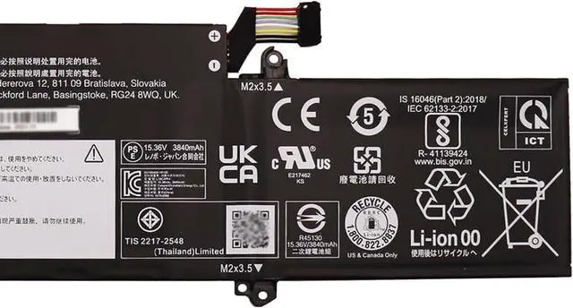 Alt view image 3 of 4 - L19C4PF4 Laptop Battery 60.7Wh 4-Cell Compatible with Lenovo ideapad Yoga Slim 7-14IIL05 7-14ARE05 7-14ITL05 / ideapad Slim 7-14IIL05 7-14ARE05 7-14ITL05 Series L19M4PF4 L19D4PF4