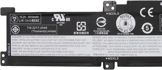 Alt view image 3 of 6 - L19C4PF1 Laptop Battery 70Wh 4-Cell Compatible with Lenovo Ideapad 5-15IIL05 5-15ARE05 5-15ITL05 5-15ALC05 Series L19M4PF1 L19L4PF1