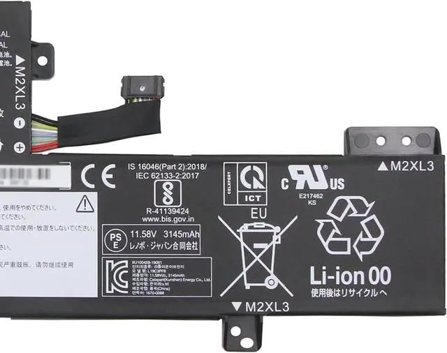 Alt view image 3 of 4 - L19C3PF8 Laptop Battery 37.5Wh 3255mAh 3-Cell 11.58V Compatible with Lenovo ideapad Flex 3-11IGL05 82B2 / ideapad Flex 3-11ADA05 82G4 Series L19M3PF8