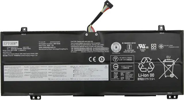 Main image of L18M4PF4 Laptop Battery 50Wh Compatible with Lenovo Ideapad S540-14IWL / Ideapad S540-14IML Touch/Ideapad S540-14IWL Touch/Ideapad C340-14IWL / Ideapad Flex-14IWL Series L18M4PF3