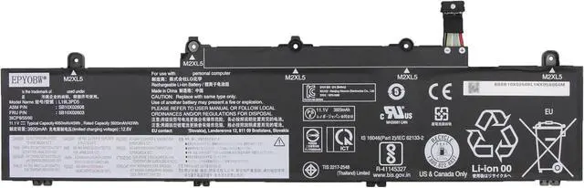 Main image of L19L3PD5 Laptop Battery 45Wh Compatible with Lenovo ThinkPad E14 Gen 2 / E14 Gen 3 / E14 Gen 4 / E15 Gen 2 / E15 Gen 3 / E15 Gen 4 Series L19C3PD5 L19M3PD5 L19D3PD5 L20C3PD4 L20M3PD4