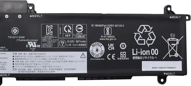 Alt view image 3 of 4 - L22C4P71 Battery 90Wh 5799mAh Replacement for Lenovo ThinkPad P16v Gen 1 / P16v Gen 2 Series SB11H56275 5B11H56374 SB11M89894 5B11M90093 L22M4P71 SB11H56274 5B11H56373 5B11M90092 15.52V