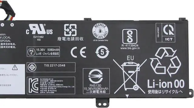 Alt view image 3 of 4 - L19C4P71 Battery 80Wh 5235mAh Replacement for Lenovo ThinkPad P1 Gen 3 / ThinkPad X1 Extreme 3rd Gen Series SB10X19048 5B10X19050 L19M4P71 SB10X19047 5B10X19049 15.36V 4-Cells