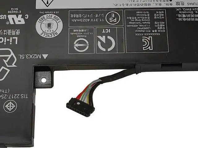 Alt view image 5 of 6 - L22M3PA3 Battery 47Wh 4156mAh Replacement for Lenovo IdeaPad Slim 5-14IRL8 Slim 5-14ABR8 Slim 5-16ABR8 Series SB11K39363 SB11N45424 L22C3PA3 L22C3PA4 L22L3PA4 L22M3PA4 L22B3PA4 11.31V 3-Cell