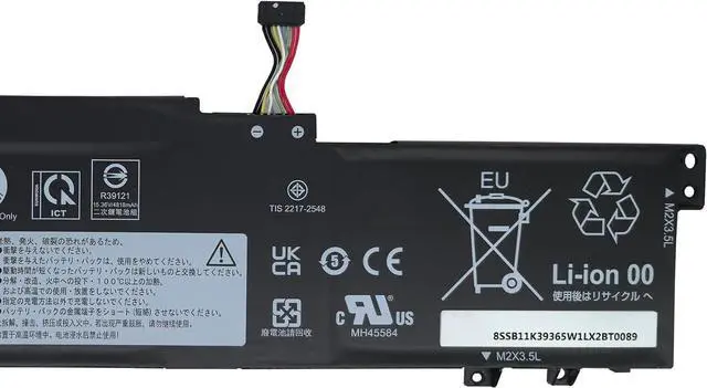 Alt view image 4 of 6 - L22D4PA5 Battery 75.4Wh 4909mAh Replacement for Lenovo IdeaPad Slim 5-16IRL8 5-16ABR8 5-16IAH8 Series SB11K39365 SB11N45407 L22M4PA5 L22C4PA5 L22C4PA5 SB11K39357 15.36V 4-Cell