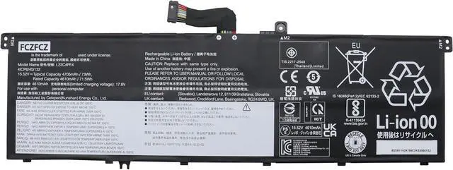 Main image of L22C4PF4-Short Cable Battery 73Wh 4705mAh Replacement for Lenovo Yoga Pro 7-14IRH8 7-14APH8 7-14ARP8 7-14IMH9 / Slim Pro 7-14APH8 7-14ARP8 Series SB11K24758 5B11K24754 L22D4PF4 L22M4PF4 15.52V
