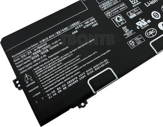Alt view image 2 of 4 - TBONTB AA-PBMN4MR Battery Compatible with Samsung Galaxy Book Pro 360 13 13" NP930XDB-KD1US NP935XDB Book2 NP930XED-KA1US NP930QED-KA2US Book3 14 14" NP940XFG-KC2US Series [15.44V 4081mAh/63Wh]