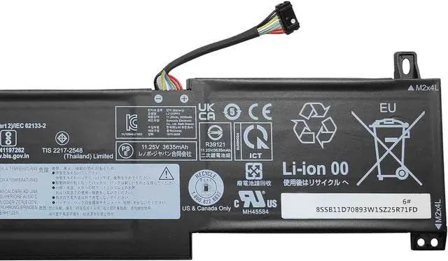 Alt view image 3 of 4 - L21D3PF0 Battery 42Wh Replacement for Lenovo IdeaPad 1-14IJL7 / 1-14IAU7 / 1-14ADA7 / 1-14ALC7 / 1-15ALC7 / 1-15IRU7 / 1-15IJL7 / 1-15IAU7 Series L21L3PF0 21M3PF0 L21M3PF1 L21C3PF0 11.25V
