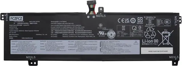 Main image of L22X4PF5 Battery 75Wh Replacement for Lenovo Slim Pro 9-16IRP8 / IdeaPad Pro 5-16IRH8 5-16APH8 5-16ARP8 Series SB11N45319 SB11K24769 L22M4PF5 SB11N45313 L22D4PF5 L22B4PF5 15.56V