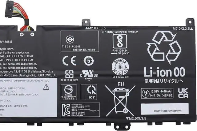Alt view image 3 of 4 - L21C4PC4 Battery 70Wh Replacement for Lenovo Yoga Slim 7 Prox 14ARH7 14IAH7 / Slim 7 Prox 14ARH7 14IAH7 Series 5B11F52556 5B11N51753 L21M4PC7 L21D4PC4 L21C4PE0 L21M4PE0 15.52V
