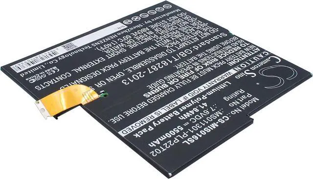Alt view image 2 of 5 - 7.6v Compatible with Battery Microsoft MQ2-0000, PS2-00001, Surface 3, Surface 3 1657, Surface Pro 3, Surface Pro 3 1631