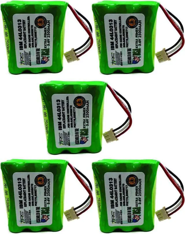 Main image of 5PC New 44L0313, 42R5070, 04N2496 Cache Replacement Battery