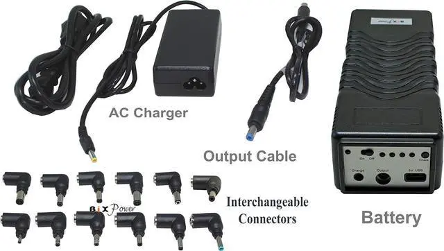 Alt view image 4 of 7 - iP100 High Capacity (99 Wh, or 27,000mAh) 19V Output Voltage Rechargeable Battery Pack iP100-19V