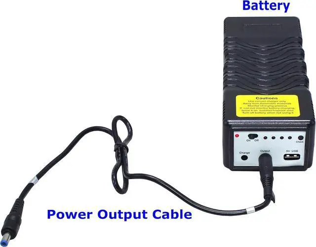 Alt view image 5 of 7 - iP100 High Capacity (99 Wh, or 27,000mAh) 19V Output Voltage Rechargeable Battery Pack iP100-19V