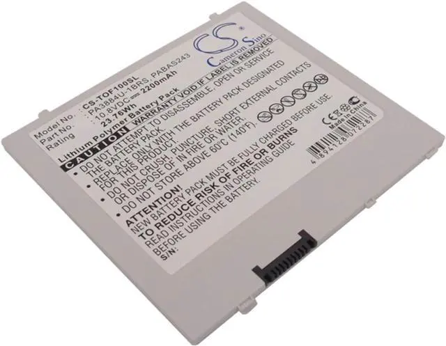 Main image of VINTRONS 2200mAh Replacement Battery for Toshiba 10 Thrive, Follo 100