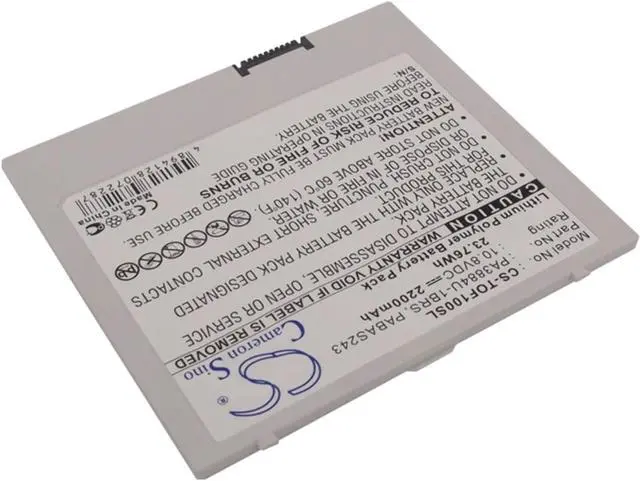 Alt view image 5 of 5 - VINTRONS 2200mAh Replacement Battery for Toshiba 10 Thrive, Follo 100