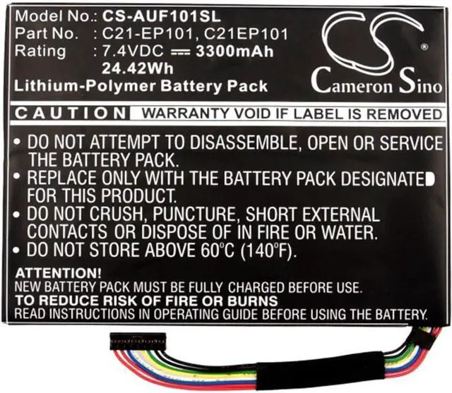 Alt view image 4 of 6 - VINTRONS Replacement Battery for ASUS Eee Pad Transformer TF1011B046A, Eee Pad Transformer TF101-1B046A