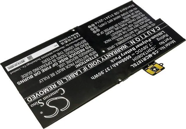 Alt view image 2 of 4 - Battery Replacement for Microsoft Surface Pro X 1876 Keyboard G3HTA060H
