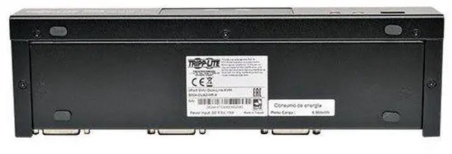 Alt view image 7 of 7 - Tripp Lite 2-Port DVI Dual-Link/USB Desktop KVM Switch with Audio & Cables (B004-DUA2-HR-K)