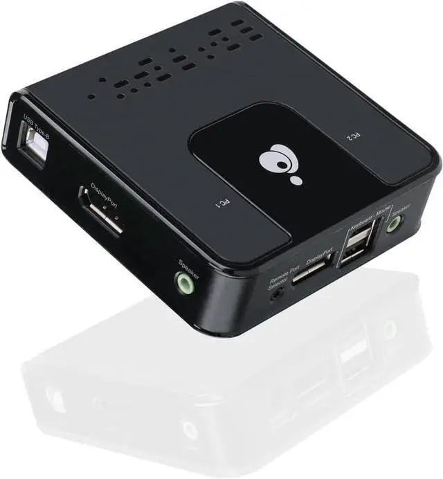 Main image of IOGEAR 2-Port DisplayPort KVM Switch - 4K 60Hz - Hotkey or Remote Button Switch - USB 2.0 Mouse Port Can Be Use As USB Hub and Peripheral Sharing - All Cables Included - Mac/Win - GCS62DP