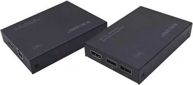 Main image of Monoprice HDMI Over IP KVM Extender - H.265 Video Compression, Supports Cat5e and Cat6, Extend up to 150 Meters (492 Feet) 1920x1200@60Hz, YCbCr 4:4:4, Up to 6.75 Gbps - Blackbird Series