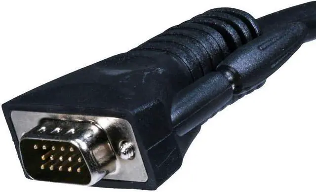 Alt view image 5 of 6 - Monoprice 8-Port USB PS2 Combo KVM Switch - Black With Cables Retail | Supports Windows, Linux, Mac