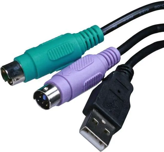 Alt view image 4 of 6 - Monoprice 8-Port USB PS2 Combo KVM Switch - Black With Cables Retail | Supports Windows, Linux, Mac
