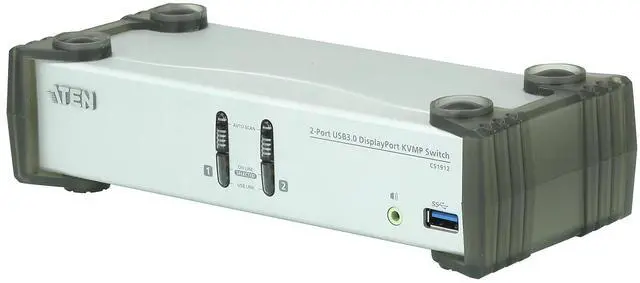 Main image of ATEN CS1912 2-Port USB 3.0 DisplayPort KVMP Switch (Cables Included)